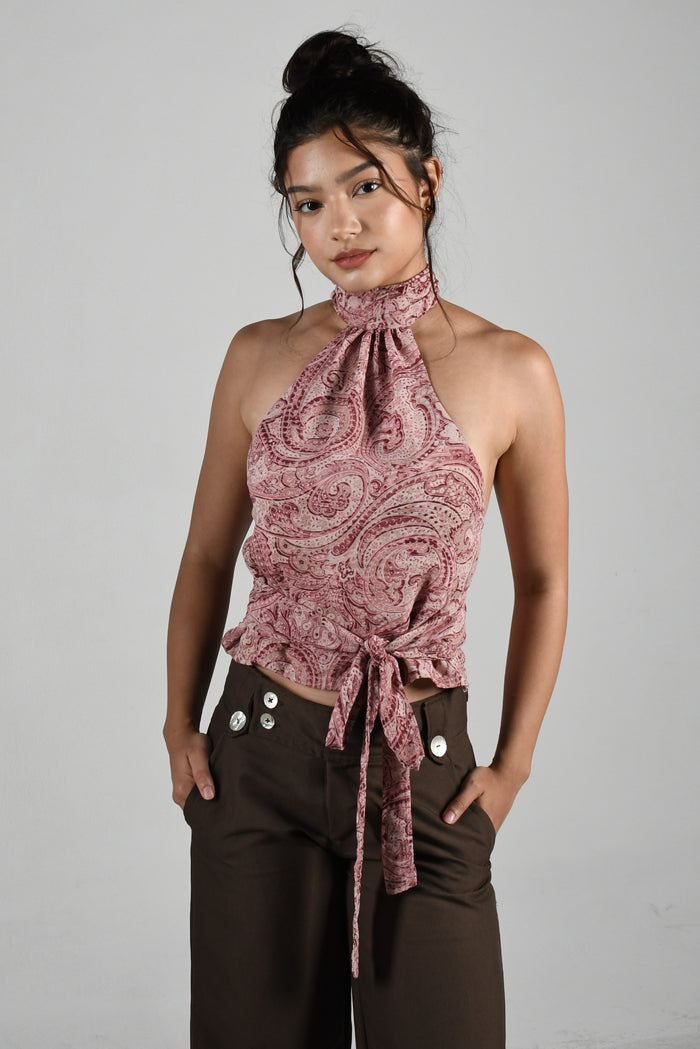 Lizza Top — Old Rose