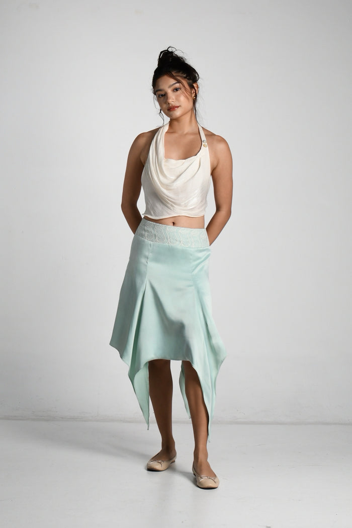 Sienna Skirt — Seafoam