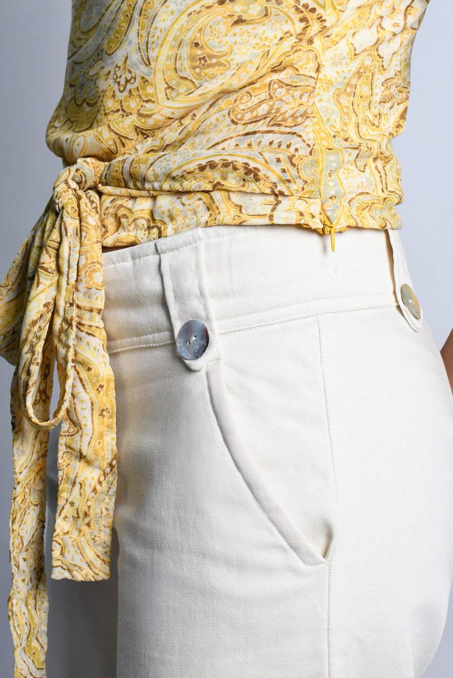 Maria Pants — Cream