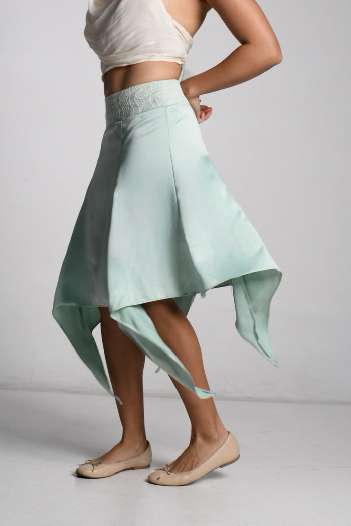 Sienna Skirt — Seafoam