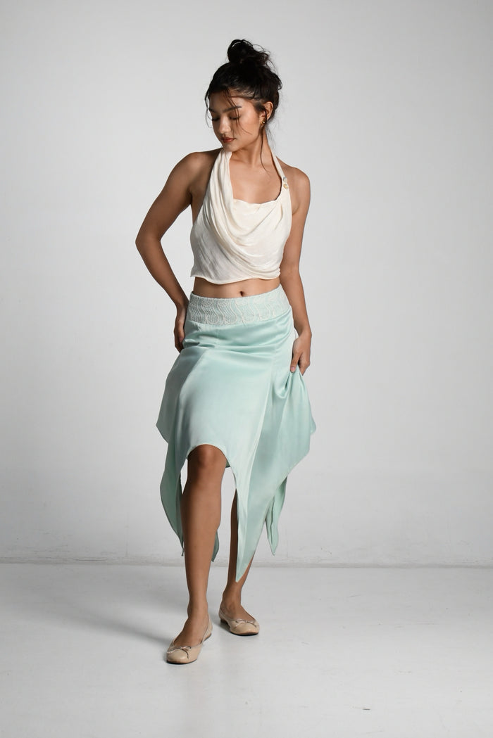 Sienna Skirt — Seafoam