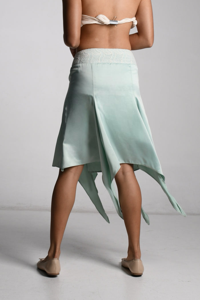 Sienna Skirt — Seafoam