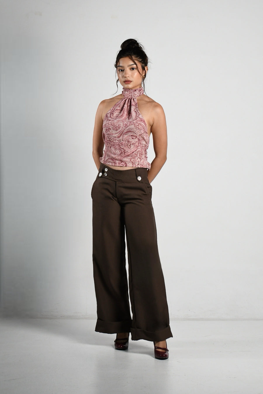 Maria Pants — Brown