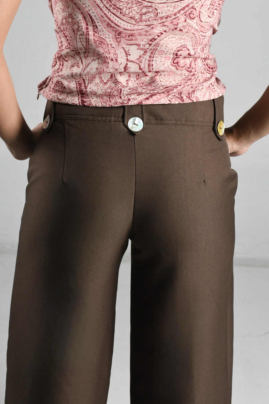 Maria Pants — Brown