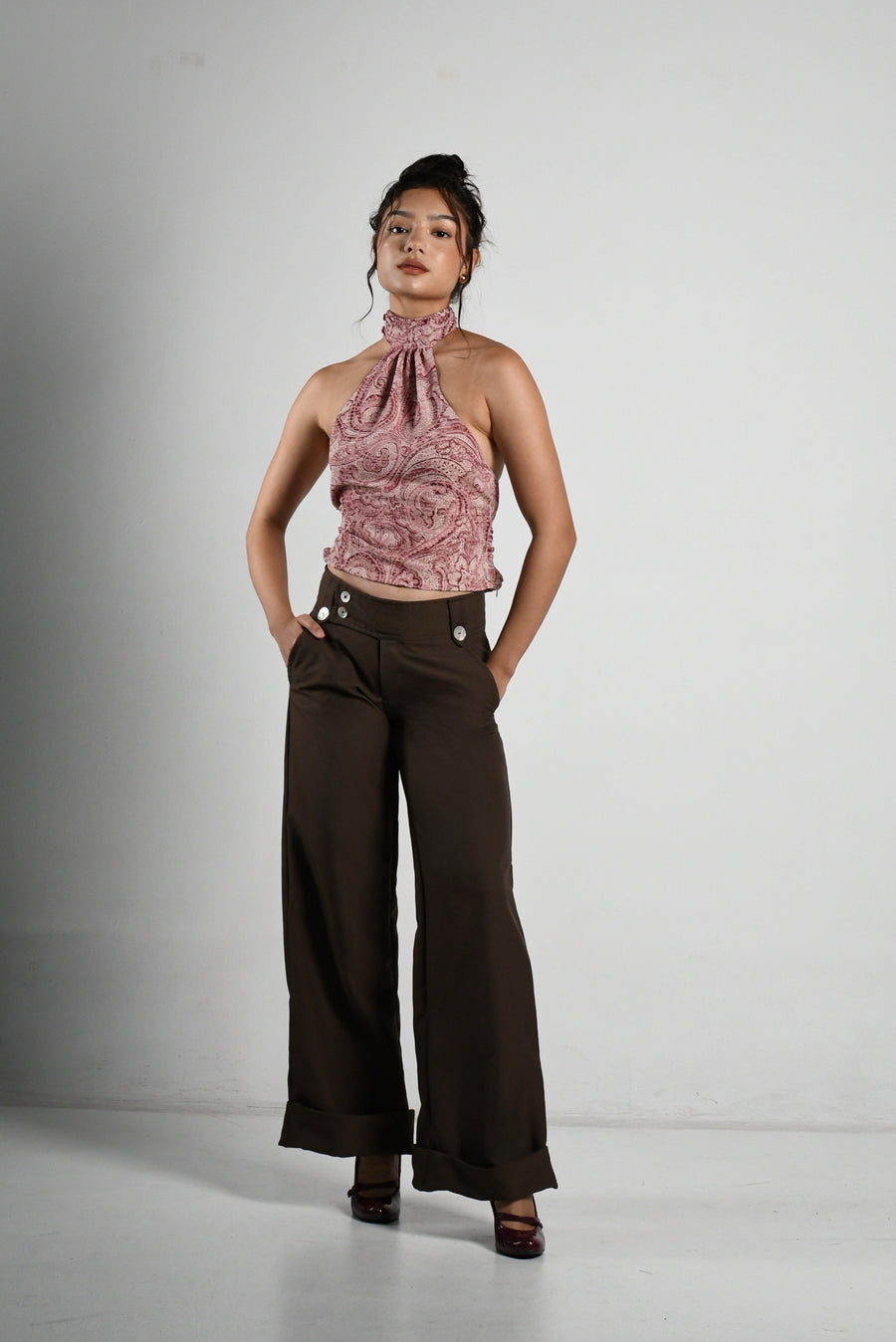 Maria Pants — Brown