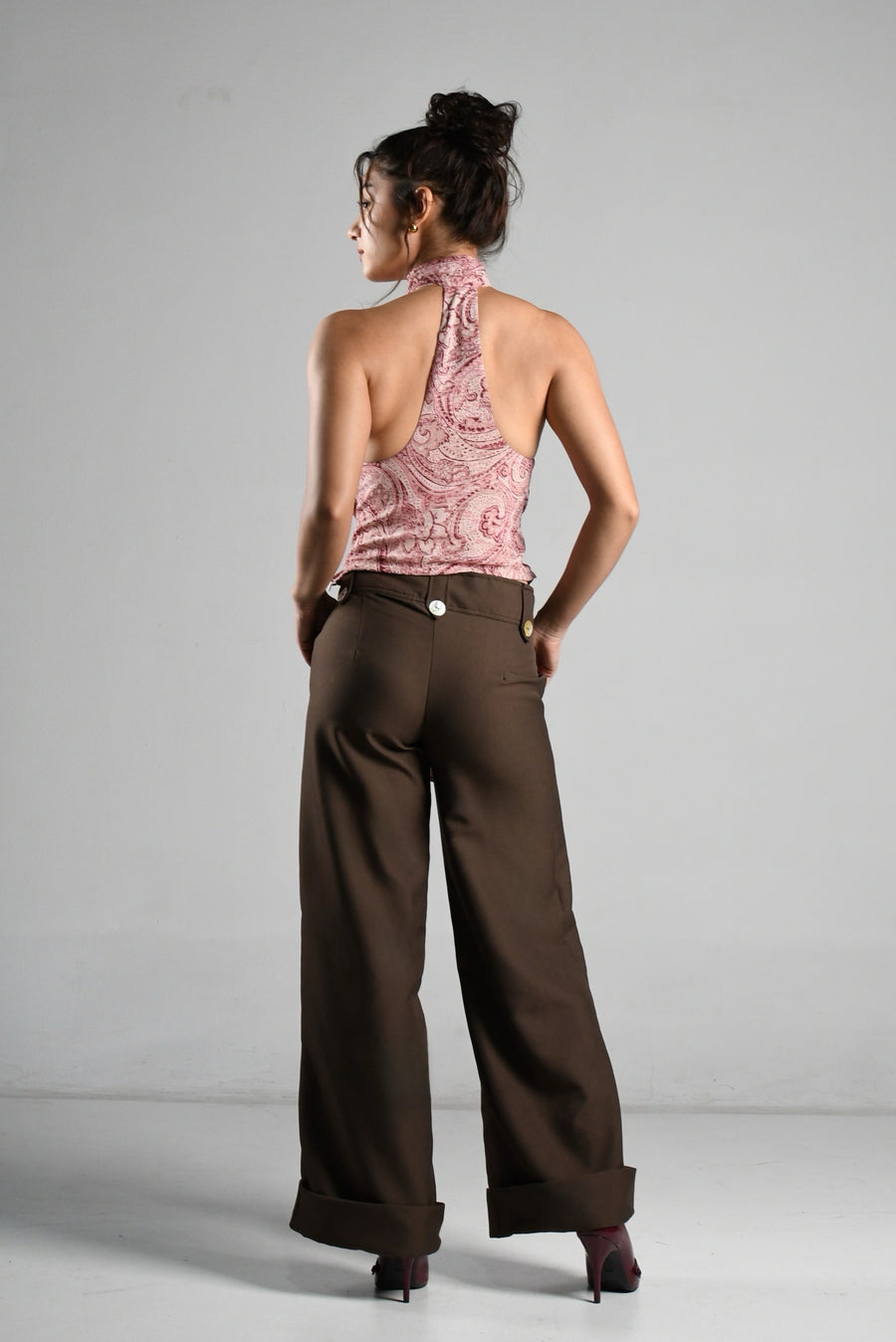 Maria Pants — Brown